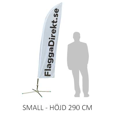 Beachflagga storlek small