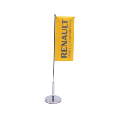Vertikal Bordsflagga Med Logo