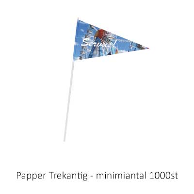 handflagga trekantig