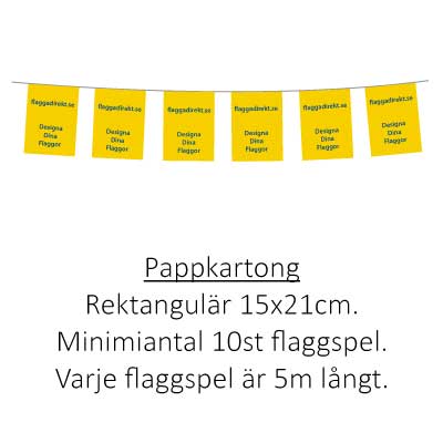Flaggspel pappkartong
